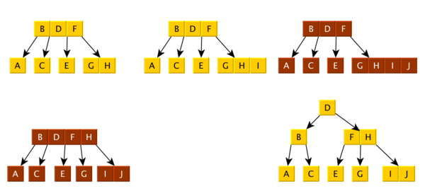 btree of order 4